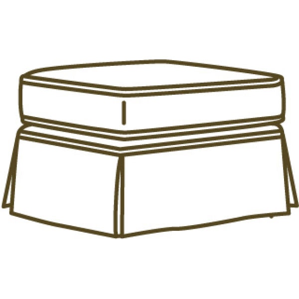 Lee Industries Ottoman 1071-00