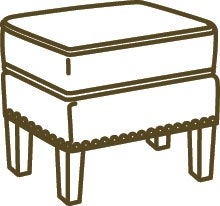 Lee Industries Ottoman 1367-00