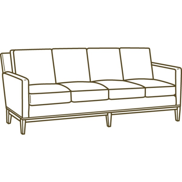 Lee Industries Extra Long Sofa 1399-44