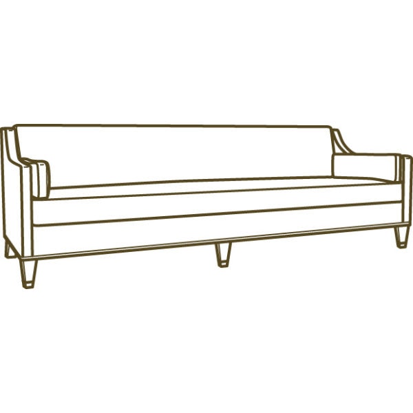 Lee Industries Leather Extra Long Sofa L2617-44