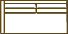 Lee Industries Leather One Arm Loveseat L3583-19LF