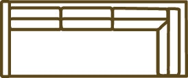 Lee Industries Leather Cornering Sofa L3583-23LF