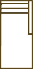 Lee Industries Leather One Arm Chaise L3583-85RF