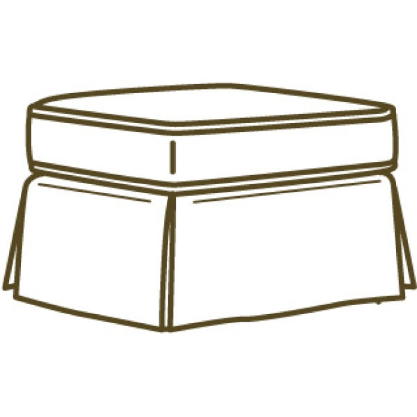 Lee Industries Ottoman 3980-00