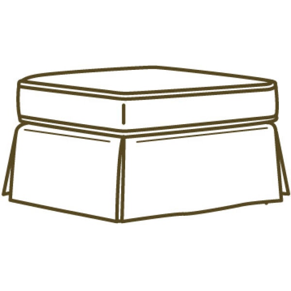 Lee Industries Ottoman 3980-10