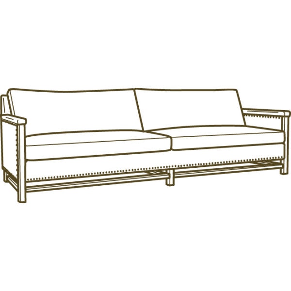 Lee Industries Leather Extra Long Sofa L5035-44