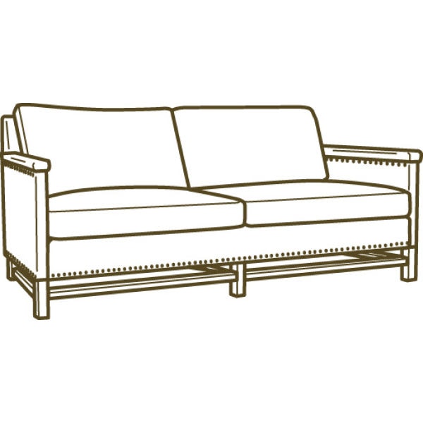 Lee Industries Leather Apartment Sofa L5135-11