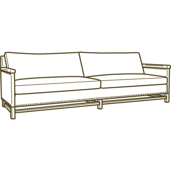 Lee Industries Leather Extra Long Sofa L5135-44
