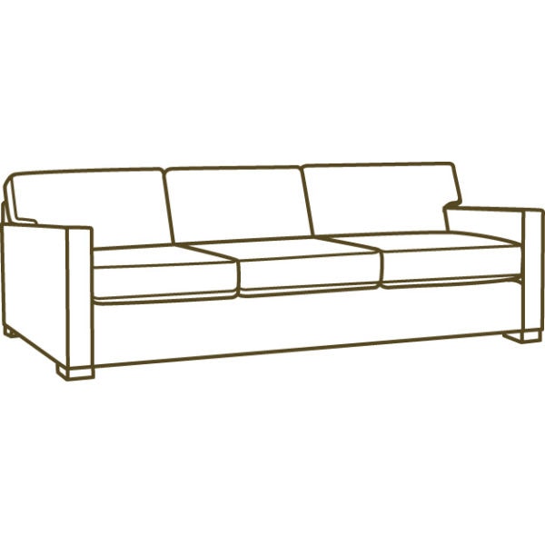 Lee Industries Leather Extra Long Sofa L5288-44
