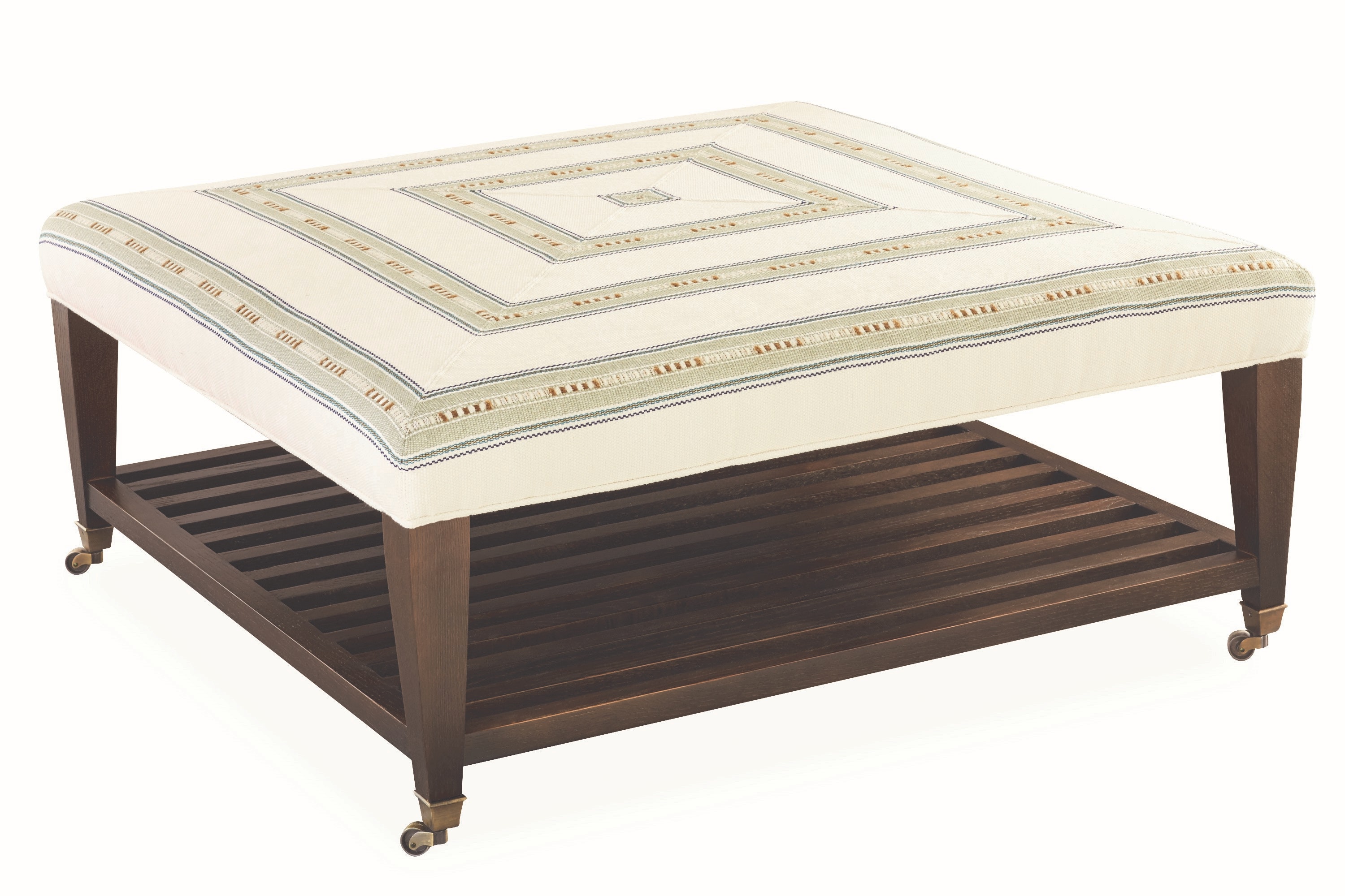 Lee Industries Leather Cocktail Ottoman L9478-92