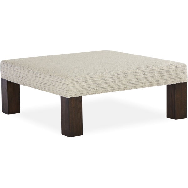 Lee Industries Leather Block Leg Bench Ottoman LBLOCK4242