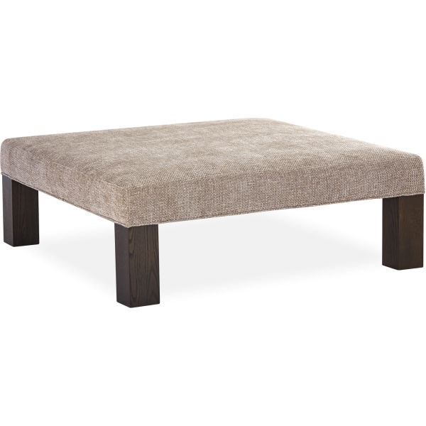 Lee Industries Leather Block Leg Bench Ottoman LBLOCK4848