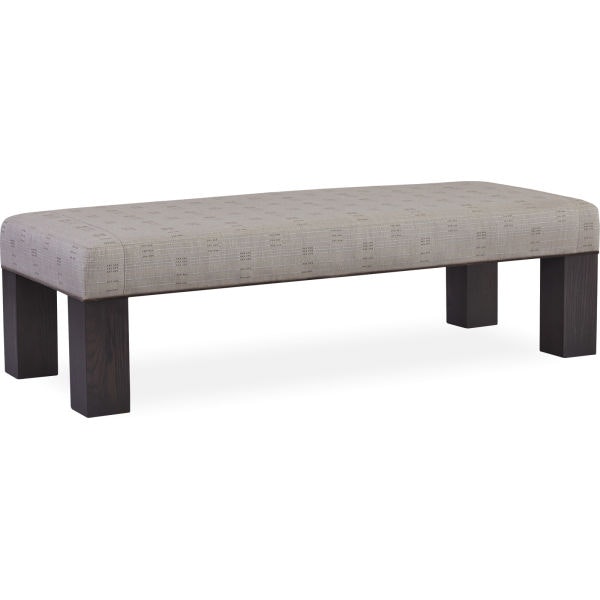 Lee Industries Block Leg Bench Ottoman BLOCK6024