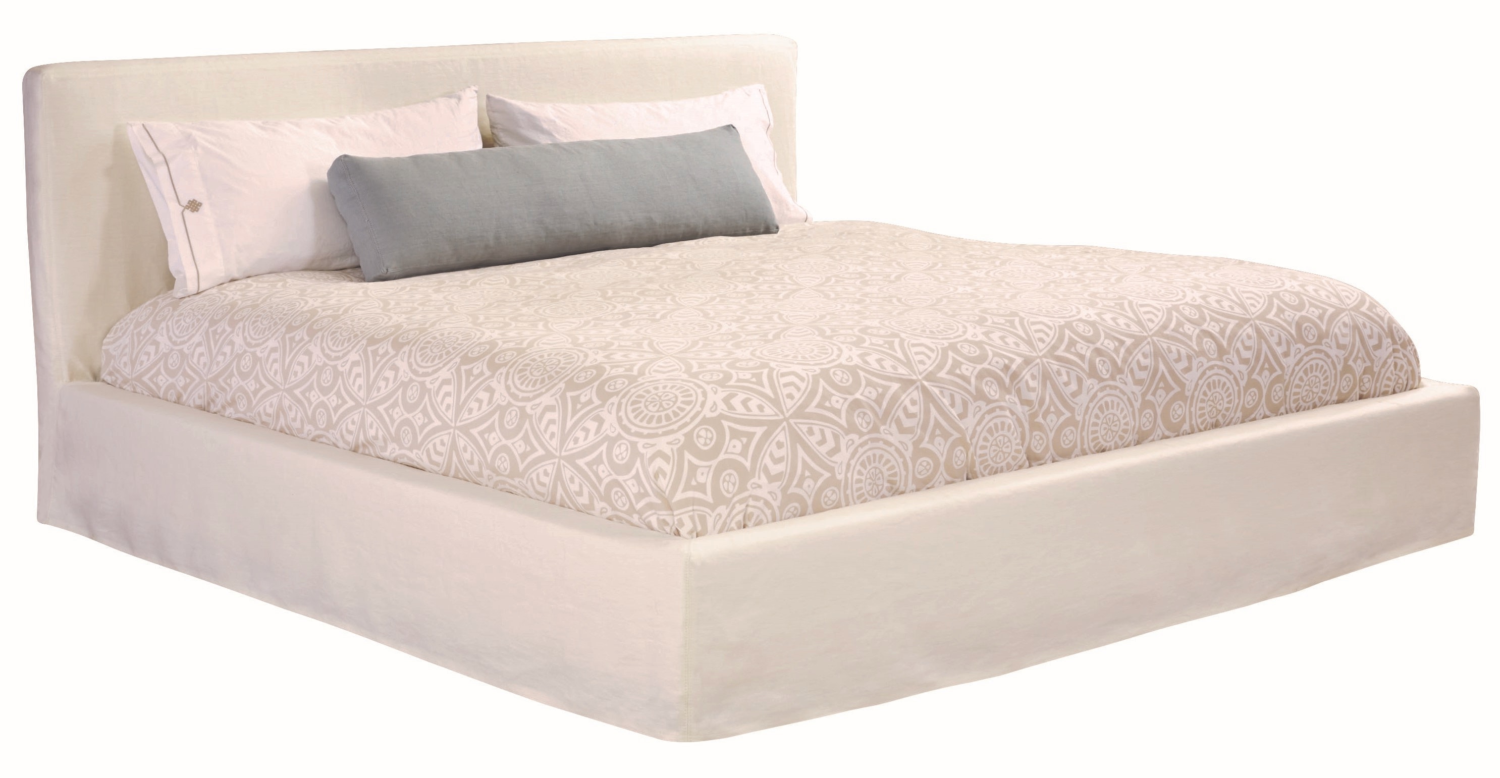 Lee Industries Slipcovered King Headboard With Rails C14-66H