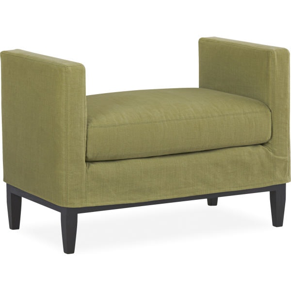 Lee Industries Slipcovered Twin Size End Of Bed Bench C3583-79
