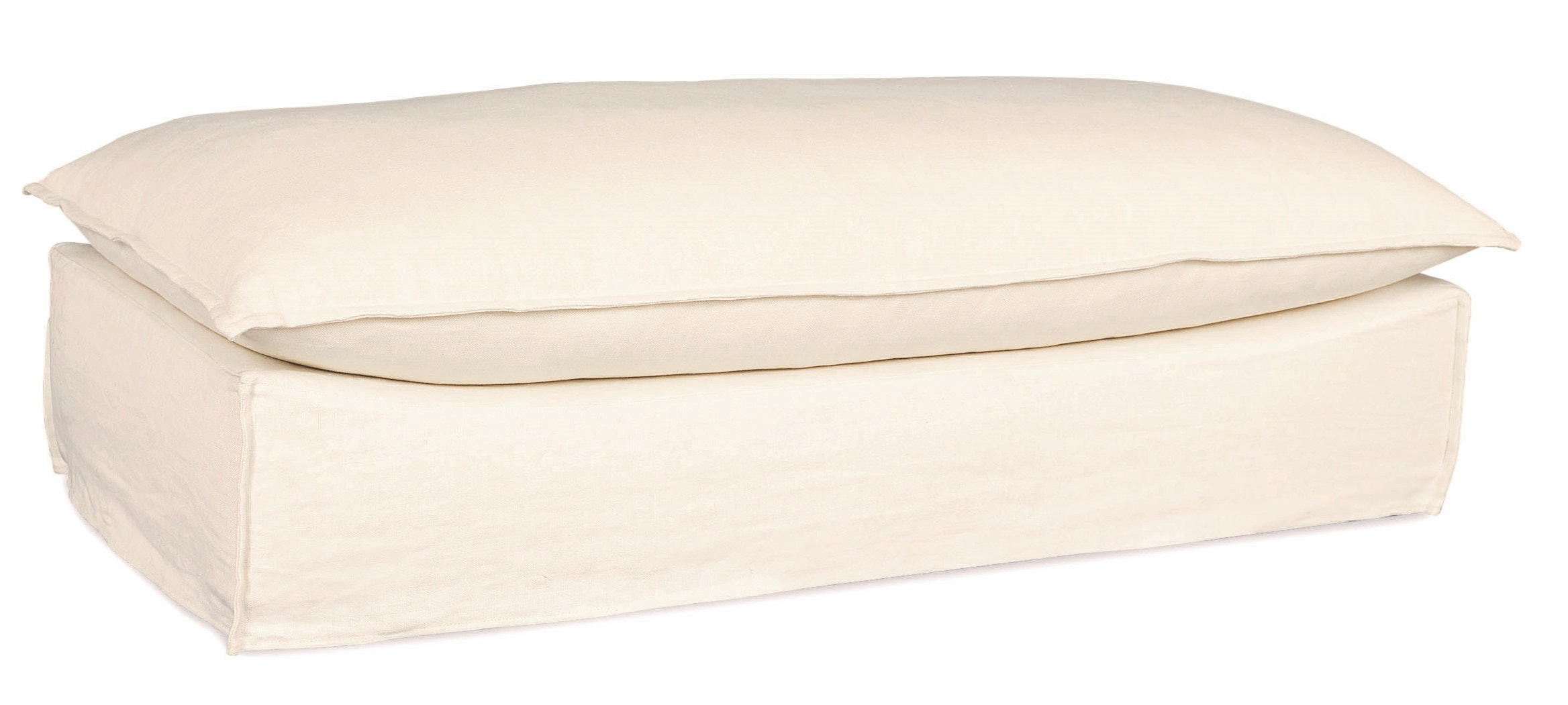 Lee Industries Slipcovered Bench Ottoman C3977-90