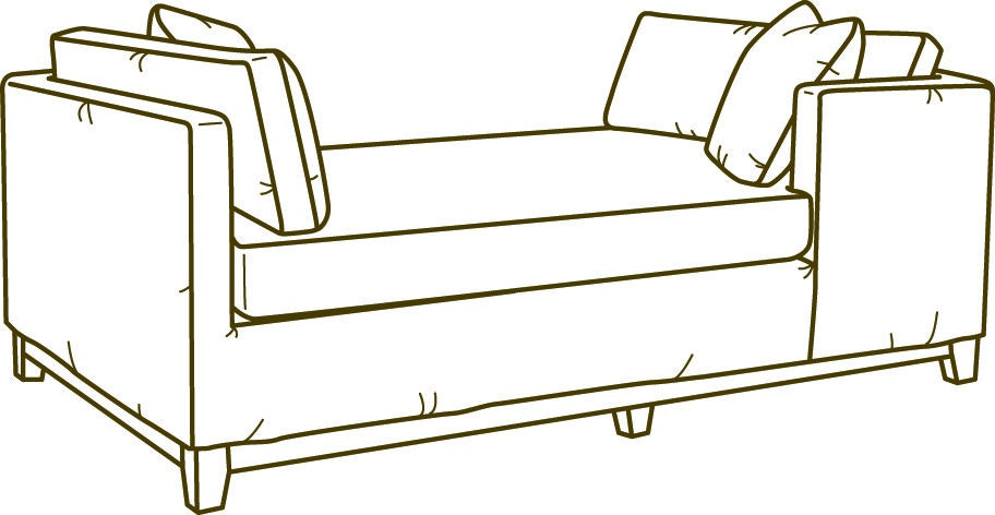 Lee Industries Slipcovered Double Chaise C7072-95