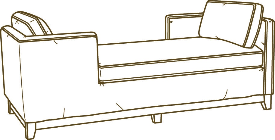 Lee Industries Slipcovered Chaise C7082-95