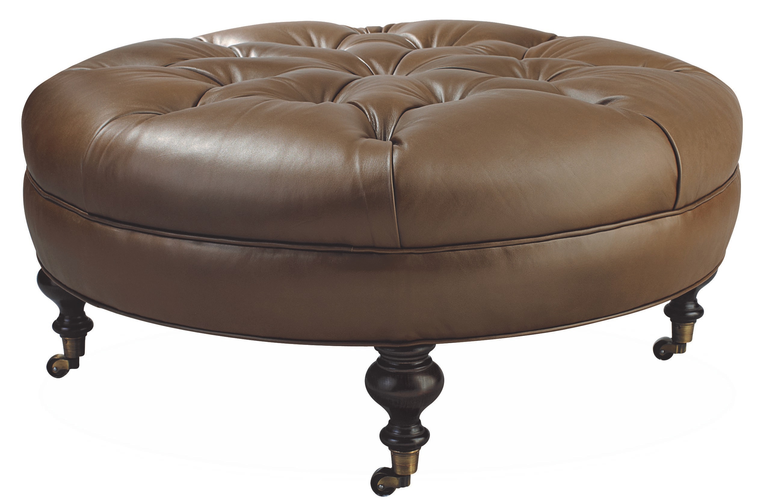 Lee Industries Leather Cocktail Ottoman L1014-90