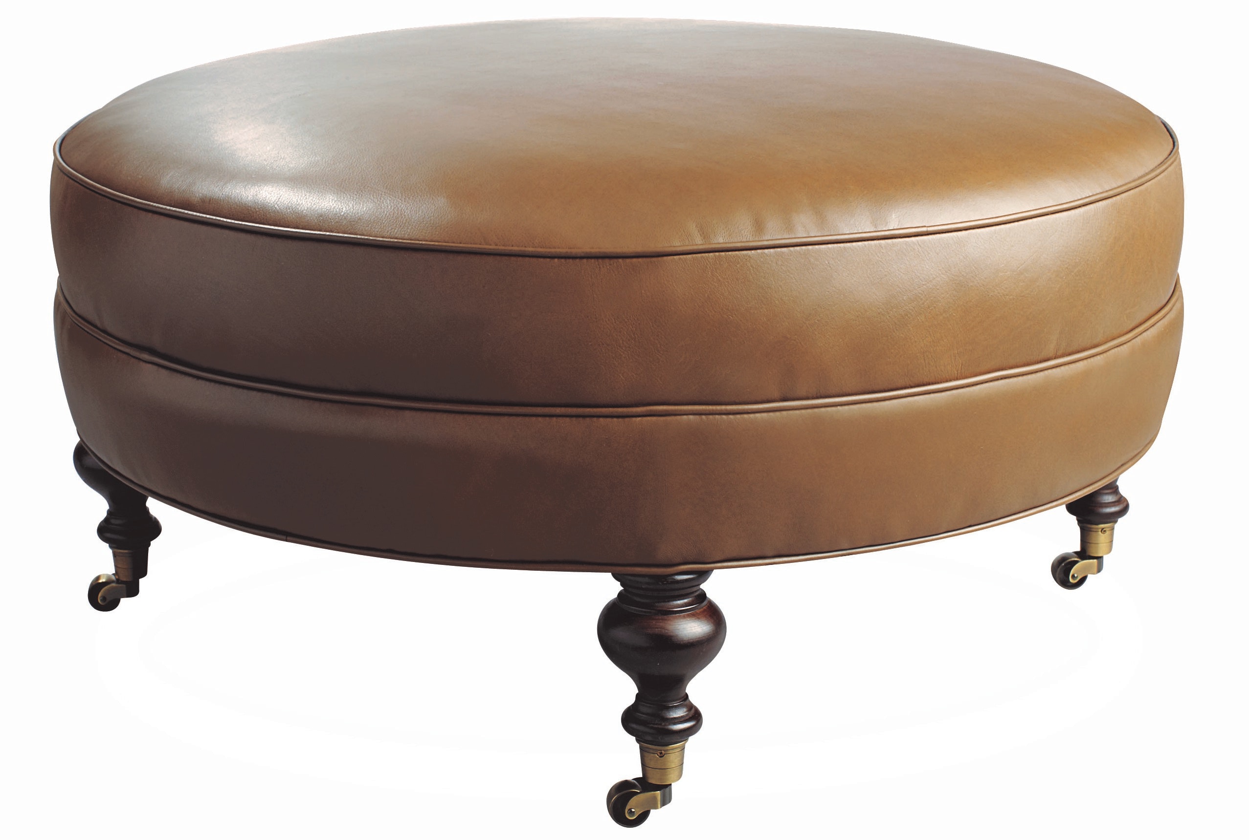 Lee Industries Leather Cocktail Ottoman L1214-90