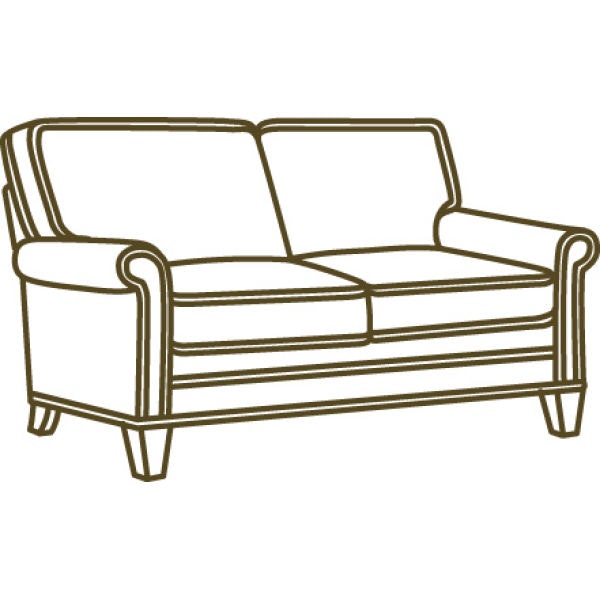Lee Industries Leather Loveseat L3193-02