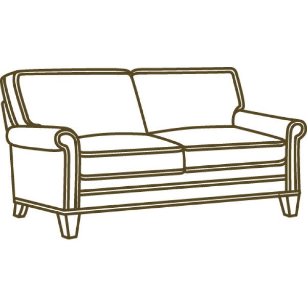 Lee Industries Leather Apartment Sofa L3193-11