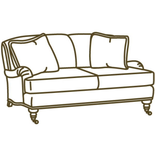 Lee Industries Leather Loveseat L3278-02