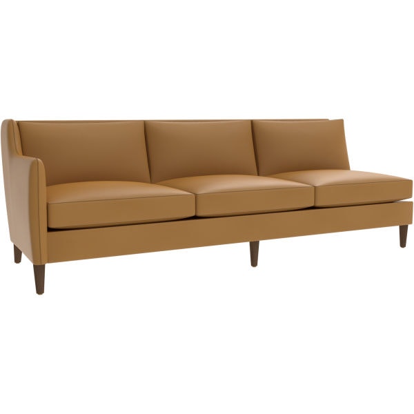Lee Industries Leather One Arm Sofa L3303-18LF