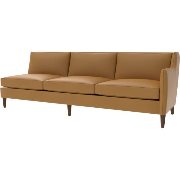 Lee Industries Leather One Arm Sofa L3303-18RF