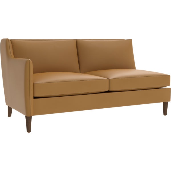 Lee Industries Leather One Arm Loveseat L3303-19LF