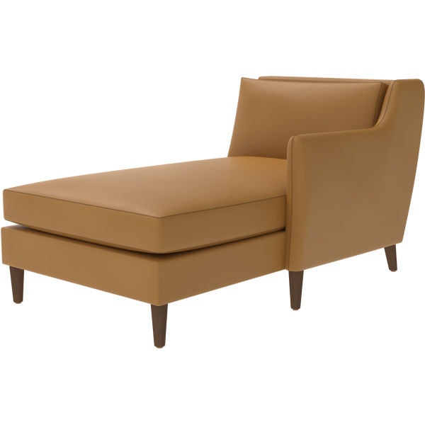 Lee Industries Leather One Arm Chaise L3303-85RF