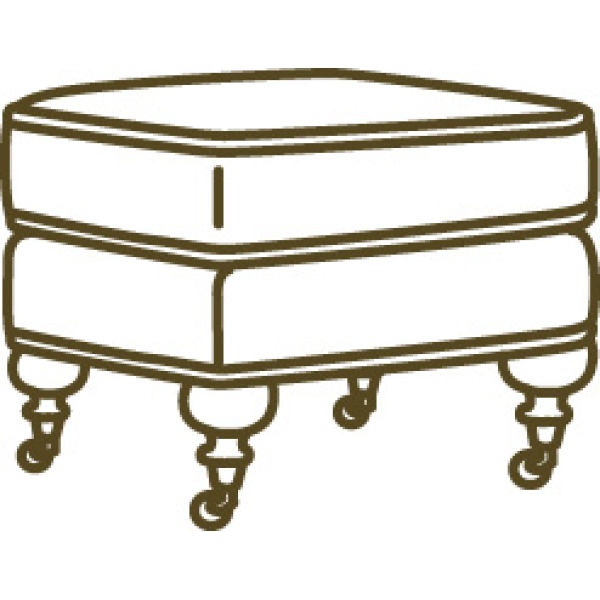 Lee Industries Leather Ottoman L3452-00