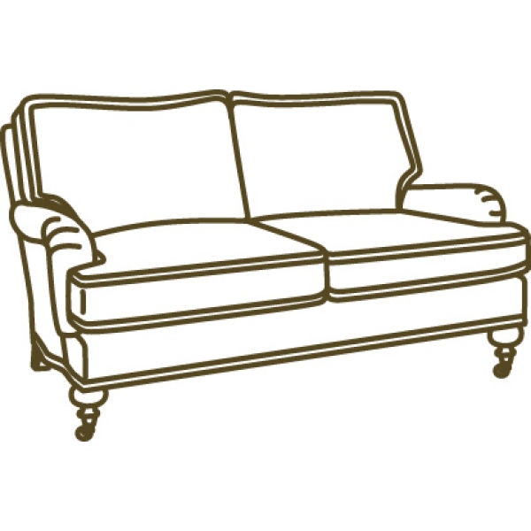 Lee Industries Leather Loveseat L3452-02