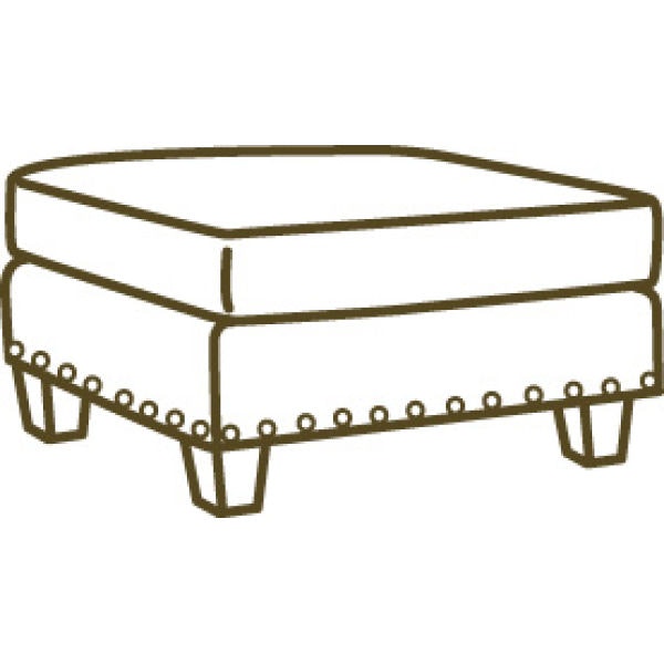 Lee Industries Leather Ottoman L3722-00