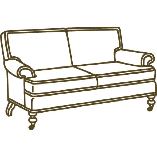Lee Industries Leather Loveseat L3895-02