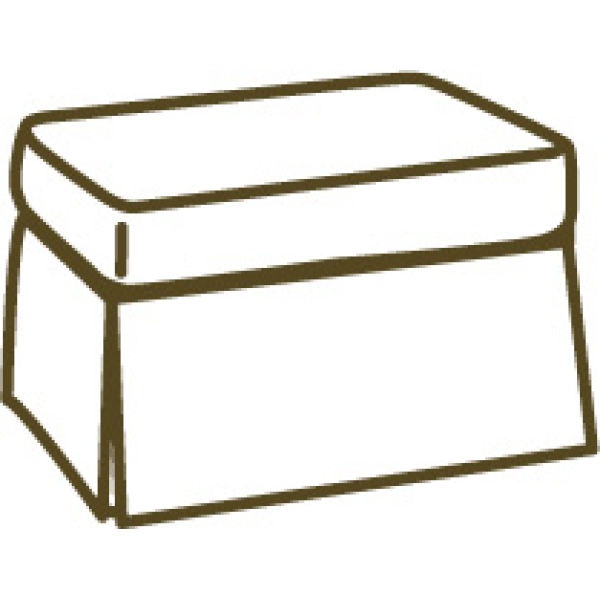 Lee Industries Leather Ottoman L3907-00