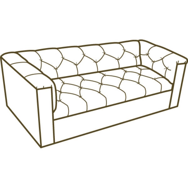 Lee Industries Leather Apartment Sofa L3992-11