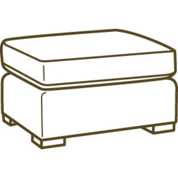 Lee Industries Leather Ottoman L5232-00