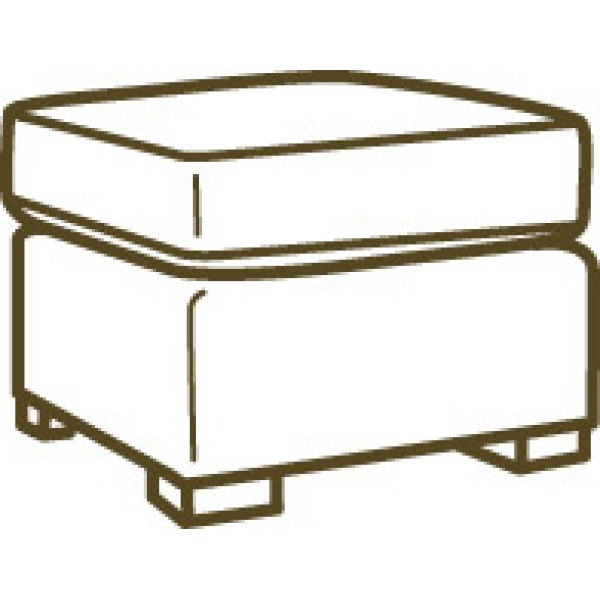 Lee Industries Leather Ottoman L5288-00