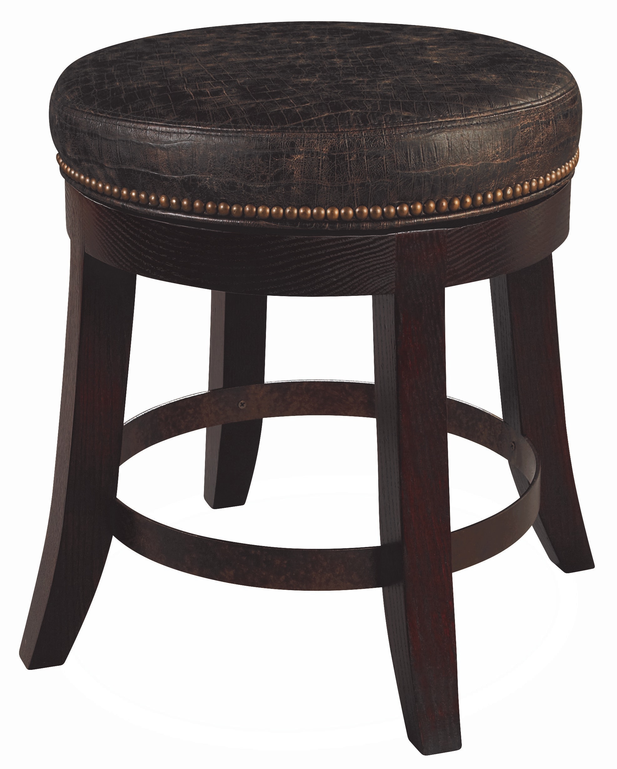 Lee Industries Leather Swivel Stool L5973-01SW