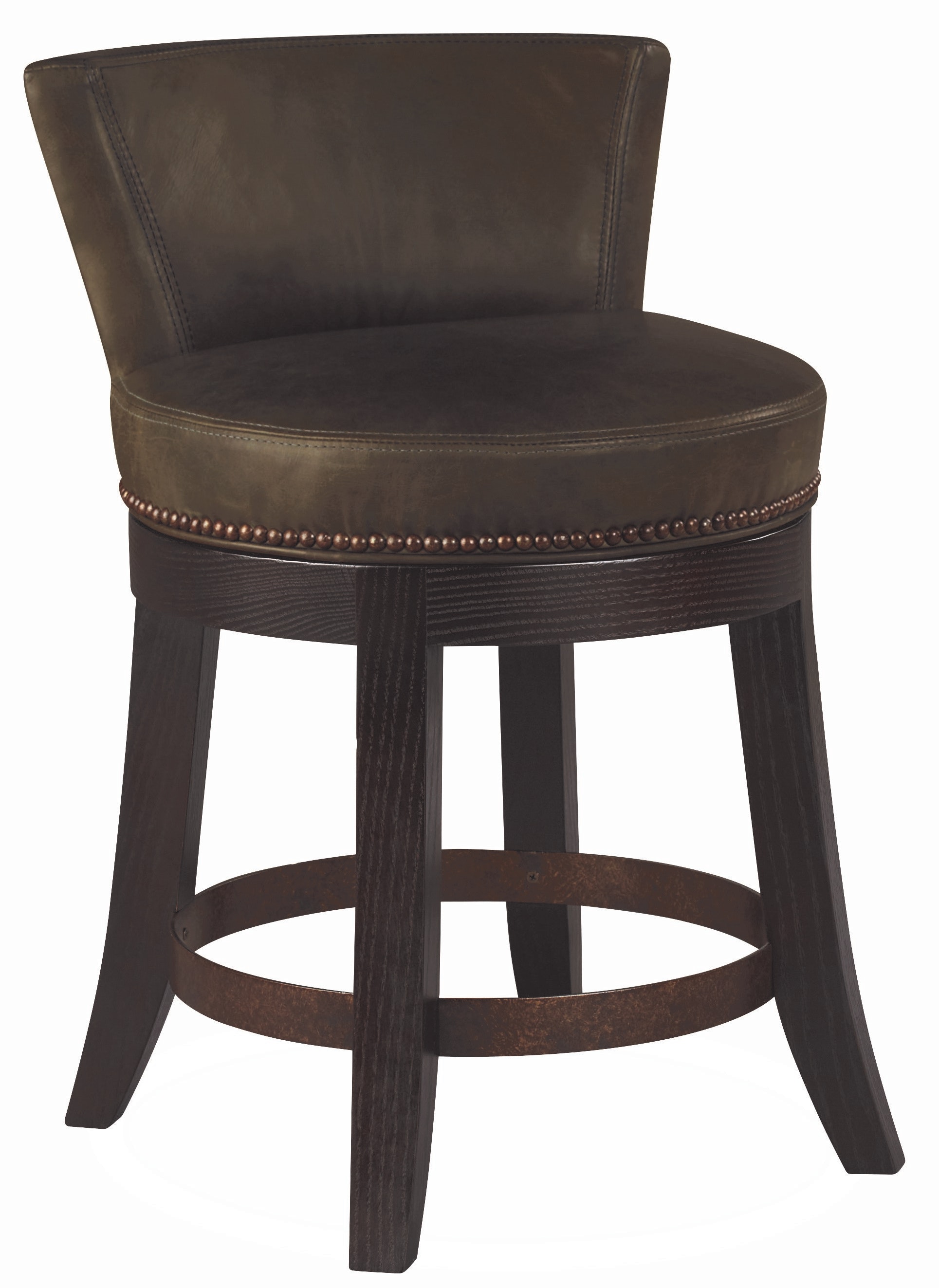 Lee Industries Leather Swivel Stool L5983-01SW