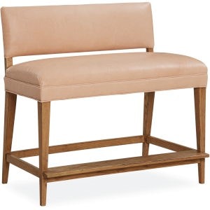 Lee Industries Leather August Bar Bench L7103-57