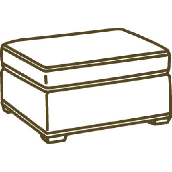 Lee Industries Leather Ottoman L7117-10