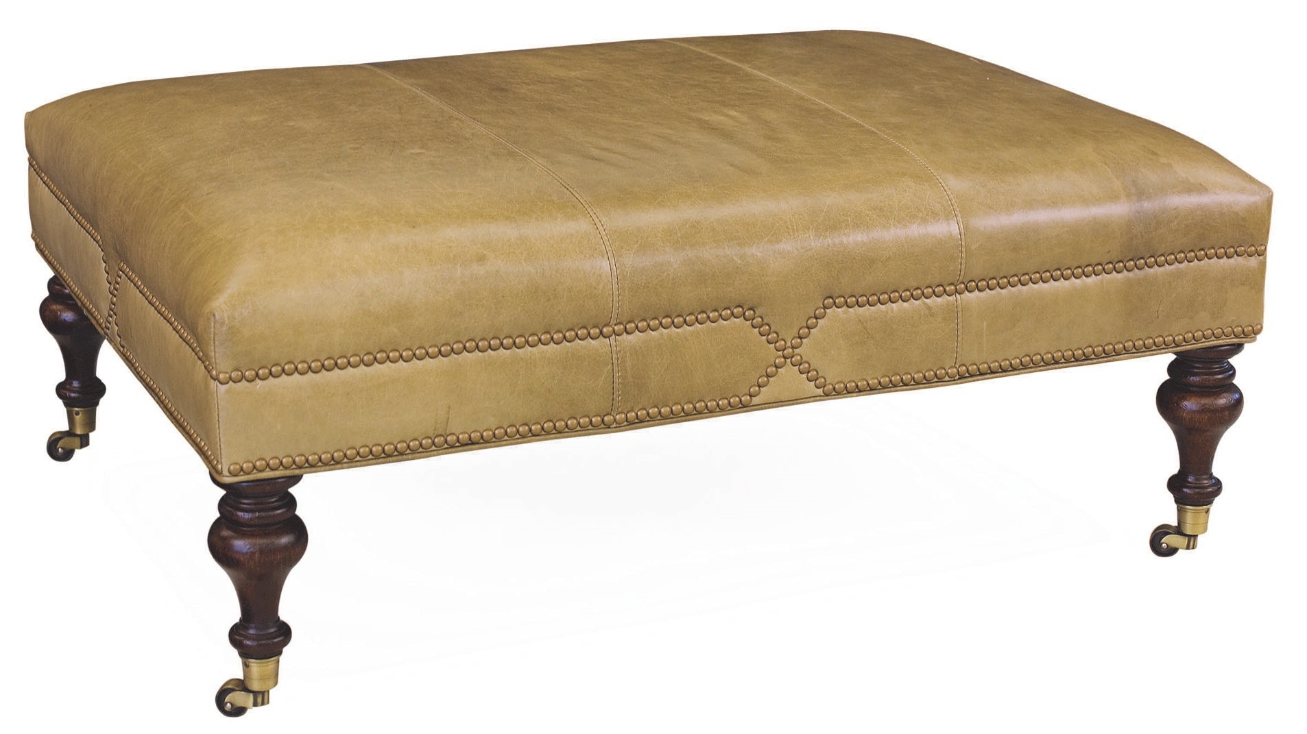 Lee Industries Leather Cocktail Ottoman L9010-90