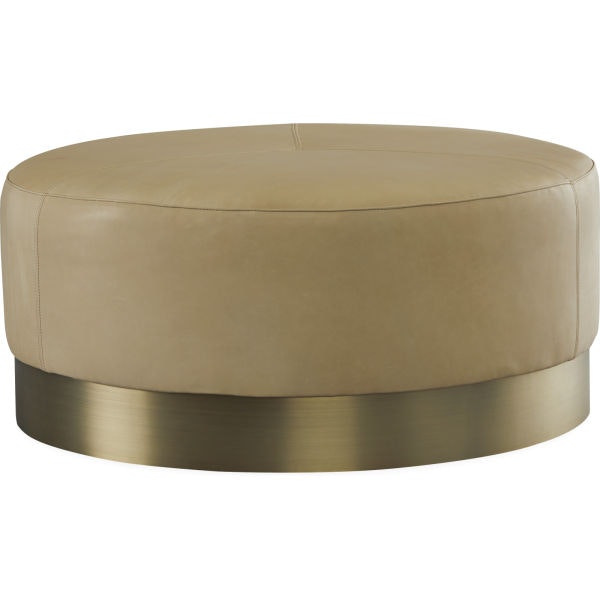 Lee Industries Leather Cocktail Ottoman L9019-90