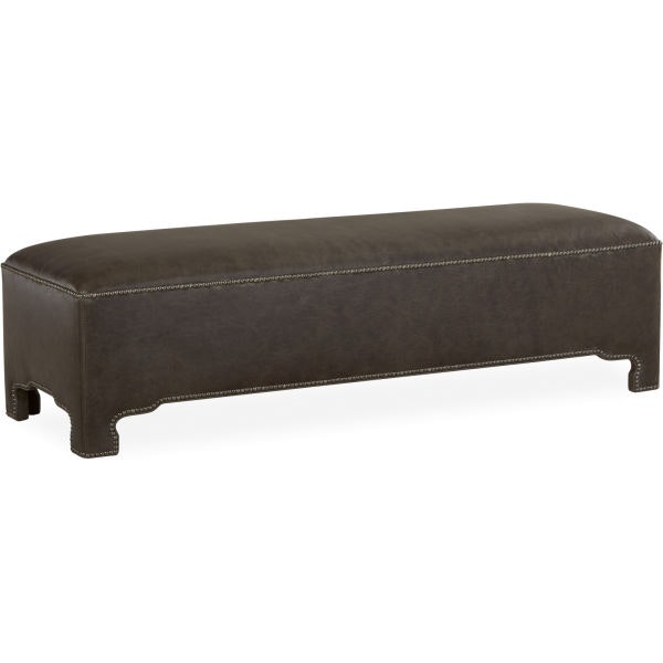 Lee Industries Leather Cocktail Ottoman L9054-90