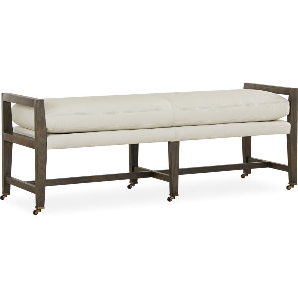 Lee Industries Leather Cocktail Ottoman L9088-90