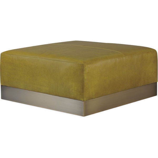 Lee Industries Leather Cocktail Ottoman L9119-90