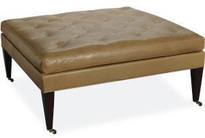 Lee Industries Leather Cocktail Ottoman L9133-90