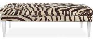 Lee Industries Leather Ottoman And a Half L9139-10